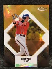 Chipper Jones [Gold Refractor] Baseball Cards 2006 Finest Prices