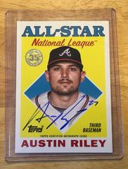 Austin Riley #88ASA-AR Baseball Cards 2023 Topps 1988 All Star Autographs Prices