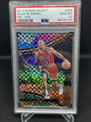 Scottie Pippen [Tie Dye] Basketball Cards 2017 Panini Select Prices