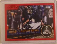 Justin Tucker [Red Zone] #266 Football Cards 2013 Panini Score Prices