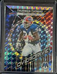 Thurman Thomas [Silver] #OS-14 Football Cards 2022 Panini Mosaic Overdrive Prices