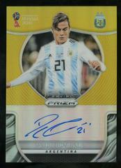 Paulo Dybala [Gold Prizm] Soccer Cards 2018 Panini Prizm World Cup Signatures Prices