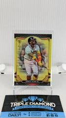 Ronald Acuna Jr. [Citrine] #2 Baseball Cards 2022 Topps Triple Threads Prices