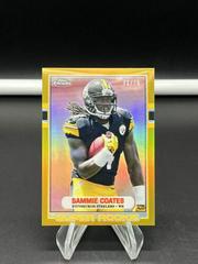 Sammie Coates [Gold Refractor] Football Cards 2015 Topps Chrome 1989 Super Rookie Prices
