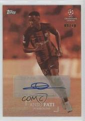 Ansu Fati [Red] Soccer Cards 2022 Topps UEFA Club Competitions Autographs Prices