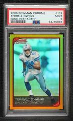 Terrell Owens [Gold Refractor] #119 Football Cards 2006 Bowman Chrome Prices