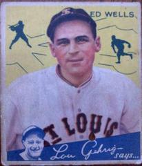 Ed Wells #73 Baseball Cards 1934 Goudey Prices