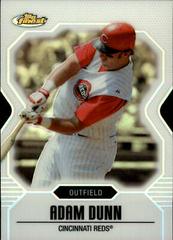 Adam Dunn [Refractor] #42 Baseball Cards 2007 Finest Prices