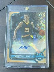 Patrick Baldwin Jr. [Chrome Orange Shimmer Refractor] #90 Basketball Cards 2021 Bowman University Prices