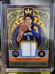 Paolo Banchero #AN-PBO Basketball Cards 2022 Panini Court Kings Art Nouveau Prices