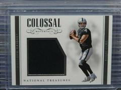 Derek Carr Football Cards 2018 National Treasures Colossal Materials Prices