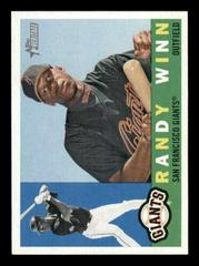 Randy Winn [Fred Lewis Pictured] #407 Baseball Cards 2009 Topps Heritage Prices