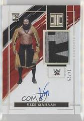 Veer Mahaan [Elegance Pach Autograph Holo Silver] #110 Wrestling Cards 2022 Panini Impeccable WWE Prices