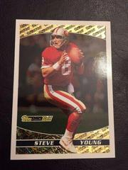 Steve Young #23 Football Cards 1993 Topps Black Gold Prices