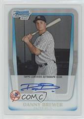 Danny Brewer [Gold Refractor Autograph] Baseball Cards 2011 Bowman Chrome Prospects Prices