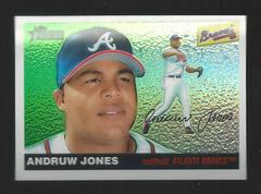 Andruw Jones [Refractor] #45 Baseball Cards 2004 Topps Heritage Chrome Prices