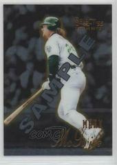 Mark McGwire [Sample] #50 Baseball Cards 1995 Select Certified Prices