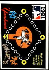 1921 Giants, Yankees [Waite Hoyt] #19 Baseball Cards 1971 Fleer World Series Black Back Prices