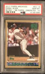 Derek Jeter [1998 Green Foil] #DJ-6 Baseball Cards 2017 Topps Archives Derek Jeter Retrospective Prices