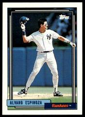 Alvaro Espinoza #243 Baseball Cards 1992 Topps Prices