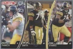 Alan Faneca, Max Starks, Marvel Smith [Silver] #160 Football Cards 2007 Topps Total Prices