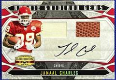 Jamaal Charles [Gridiron Gems Jersey Autograph Prime] Football Cards 2008 Panini Donruss Gridiron Gear Prices