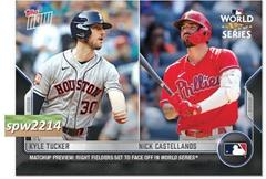 Kyle Tucker, Kyle Schwarber #WSM-6 Baseball Cards 2022 Topps Now World Series Matchup Prices