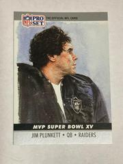 Jim Plunkett #15 Football Cards 1990 Pro Set Super Bowl MVP Prices