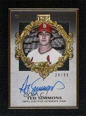 Ted Simmons Baseball Cards 2022 Topps Gilded Collection Gold Framed Hall of Famer Autographs Prices