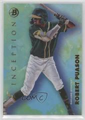 Robert Puason [Aqua Foil] #1 Baseball Cards 2021 Bowman Inception Prices