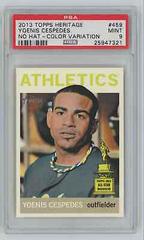 Yoenis Cespedes [No Hat Color Variation] #459 Baseball Cards 2013 Topps Heritage Prices