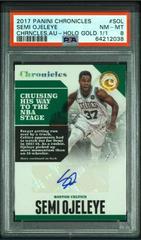 Semi Ojeleye [Gold] #CA-SOL Basketball Cards 2017 Panini Chronicles Autographs Prices
