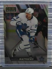Auston Matthews [Rainbow] Hockey Cards 2023 O-Pee-Chee Platinum Preview Prices