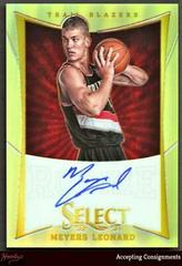 Meyers Leonard Autograph Prizm #171 Basketball Cards 2012 Panini Select Prices