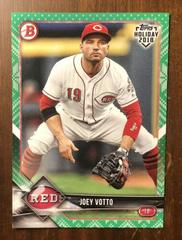 Joey Votto [Green Festive] Baseball Cards 2018 Topps Holiday Bowman Prices