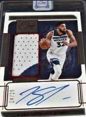 Karl Anthony Towns [Red] #JA-KAT Basketball Cards 2021 Panini One and One Jersey Autographs Prices