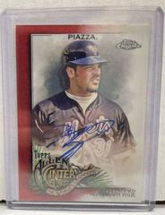 Mike Piazza [Red] #AGA-MP Baseball Cards 2022 Topps Allen & Ginter Chrome Autographs Prices