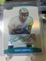 Teddy Lehman [Autograph Green] #183 Football Cards 2004 Bowman's Best Prices