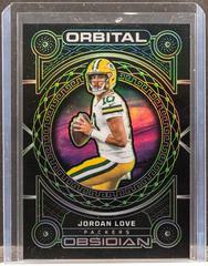 Jordan Love [Green Electric Etch] #8 Football Cards 2023 Panini Obsidian Orbital Prices