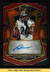 Anthony McFarland Jr. [Maroon Prizm] Football Cards 2020 Panini Select Rookie Signatures Prices