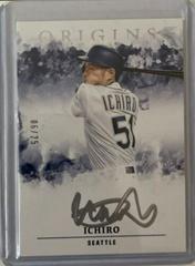 Ichiro [Silver Ink] #OASI-I Baseball Cards 2021 Panini Chronicles Origins Autographs Prices