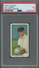 Hal Chase [Holding Trophy] #NNO Baseball Cards 1909 T206 Tolstoi Prices