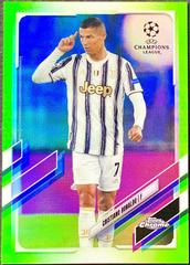 Cristiano Ronaldo [Neon Green] Soccer Cards 2020 Topps Chrome UEFA Champions League Prices