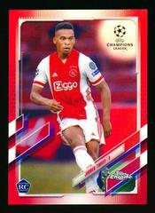 Jurrien Timber [Red] #71 Soccer Cards 2020 Topps Chrome UEFA Champions League Prices