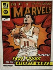 Trae Young [Press Proof Black] Basketball Cards 2020 Donruss Net Marvels Prices