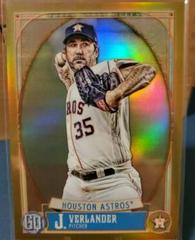 Justin Verlander [Gold Refractor] Baseball Cards 2021 Topps Gypsy Queen Chrome Box Toppers Prices