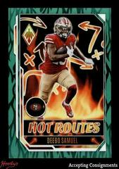 Deebo Samuel [Teal] #HR-12 Football Cards 2022 Panini Phoenix Hot Routes Prices