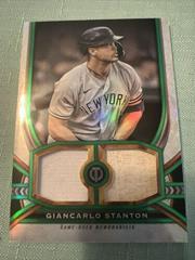 Giancarlo Stanton [Green] #DR-GS Baseball Cards 2023 Topps Tribute Dual Relics Prices
