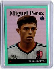 Miguel Perez [Aqua] #58T-19 Soccer Cards 2023 Topps Chrome MLS 1958 Prices
