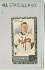 Freddie Freeman [Mini Black] Baseball Cards 2011 Topps Allen & Ginter Prices